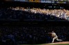 Milwaukee Brewers' Logan Henderson throws before the first inning of Game 2 of a National League Divisional baseball playoff series against the San Diego Padres Sunday, Oct. 4, 2026, in Milwaukee. (AP Photo/Kayla Wolf)