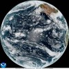 This satellite image from the National Oceanic and Atmospheric Administration shows Hurricane Nolo in the Pacific Ocean, top left, and Hurricane Rachel off Mexico, top right, Sunday, Oct. 4, 2026, at 4:50 p.m. Eastern time. (National Oceanic and Atmospheric Administration via AP)