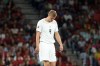Norway's Erling Haaland reacts during the Nations League soccer match between Portugal and Norway in Porto, Portugal, Sunday, Oct. 4, 2026. (AP Photo/Luis Vieira)