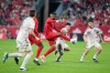 Canada's Cyle Larin brings the ball under control under pressure from Chile's defence during first half International friendly action, in Toronto, on Saturday, Sept. 26, 2026. THE CANADIAN PRESS/Chris Young