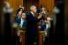Prime Minister Mark Carney rises during Question Period in the House of Commons on Parliament Hill in Ottawa on Monday, Oct. 5, 2026. THE CANADIAN PRESS/Justin Tang