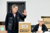 Quebec Conservative Party Leader Eric Duhaime casts his ballot in his riding of Bellechasse in the city of Sainte-Claire, Quebec on Monday Oct. 5, 2026. THE CANADIAN PRESS/Karoline Boucher