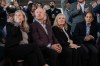 Then-B. C. Conservative Party leadership candidate Kerry-Lynne Findlay, second from the right, watches as the final voting results are announced during leadership election night, beside her husband Brent Chapman, second from left, in Vancouver, on Saturday, May 30, 2026. THE CANADIAN PRESS/Ethan Cairns
