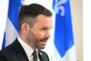 Premier-designate Paul St-Pierre Plamondon speaks during a post election news conference in Quebec City Tuesday, Oct. 6, 2026. THE CANADIAN PRESS/Jacques Boissinot
