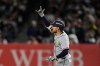 Tampa Bay Rays' Victor Mesa Jr. celebrates his two-run home run during the sixth inning in Game 3 of baseball's American League Division Series against the New York Yankees, Wednesday, Oct. 7, 2026, in New York. (AP Photo/Seth Wenig)