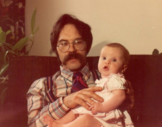 Charles Leblanc with his daughter Liliane. (Supplied)