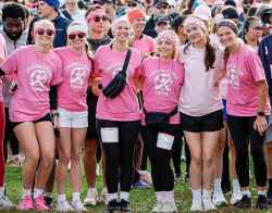 All smiles before the start of the run. (John Woods / Free Press)