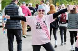 Participant Lisa Lawrence had her last chemo treatment on February 10 of this year and is now cancer free. (John Woods / Free Press)