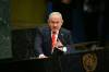 Tribune News Service
                                Israeli Prime Minister Benjamin Netanyahu addresses the 81st United Nations General Assembly in New York last month. He faces strong challenges in the Oct. 27 general election.