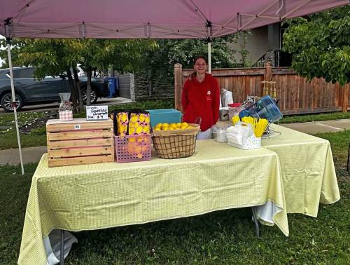 SUPPLIED
                                Ruby Barkley sold 119 cups of lemonade at her stand and donated the proceeds to West Broadway Youth Outreach.