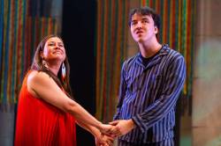 Emelia Hellman / Geordie Theatre Krystle Pederson (left) and Dylan Thomas Bouchier in an earlier production of Jordan.