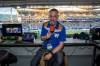 Photo by BROOK JONES / FREE PRESS
                                The familiar game-day voice of the Winnipeg Blue Bombers, Bob McGregor, is celebrating his 300th game behind the mic this weekend.
