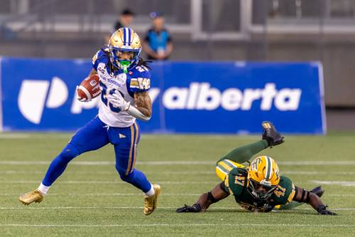 Timothy Matwey / THE CANADIAN PRESS FILES
                                Winnipeg Blue Bombers&rsquo; Trey Vaval leads the league in punt return yards, sits third in kickoff return yards and ranks second with two return touchdowns &mdash; including a second-half opening 88-yarder Saturday against the Calgary Stampeders.