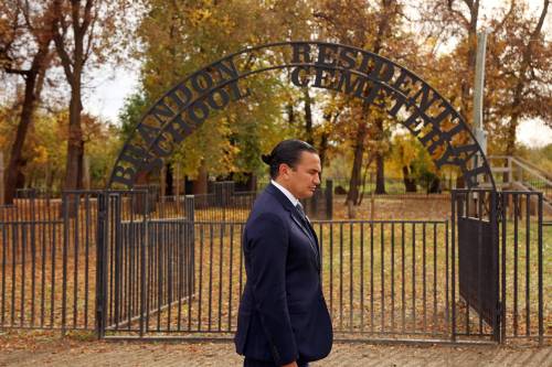 TIM SMITH / THE BRANDON SUN FILES
                                Premier Wab Kinew went out of his way to say residential school denialism should be left to the work of &ldquo;education.&rdquo;