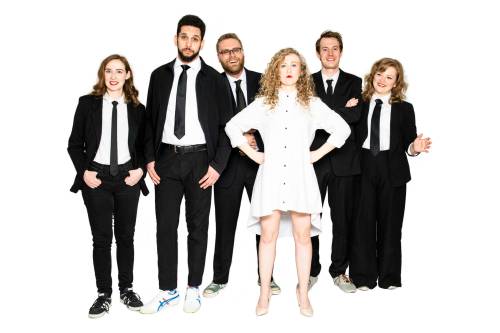 SUPPLIED
                                Outside Joke brings topical humour to the West End Cultural Centre on Saturday.