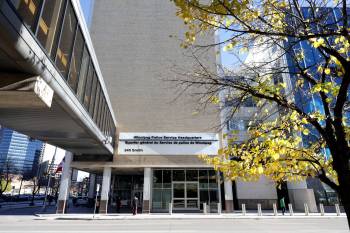 Ruth Bonneville / Free Press Local Police HQ Outside photos of the Winnipeg Police Headquarters. For story on Garth Samorang, Commissioner of the WPS news presser at the Legislative Building Monday. OCT 19TH, 2026