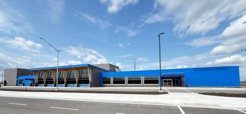 Supplied 
                                The Thompson Regional Airport started operating out of its new terminal on Oct. 4. At 40,000 square feet, the terminal is around three times larger than the building it replaced. The budget for the full project was $125 million.