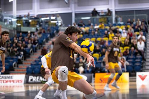 Zachary Peters / Bison Sports
                                Manitoba Bisons fourth year Kai Boyko is one of the few returning veterans on the men&rsquo;s volleyball team this season.