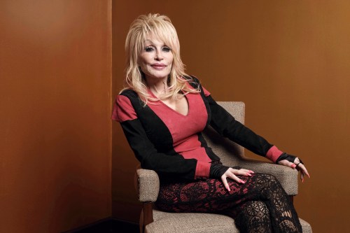 FILE - Dolly Parton poses at the Carnegie Medal of Philanthropy Ceremony in New York, on Oct. 13, 2022. (AP Photo/Andres Kudacki, File)