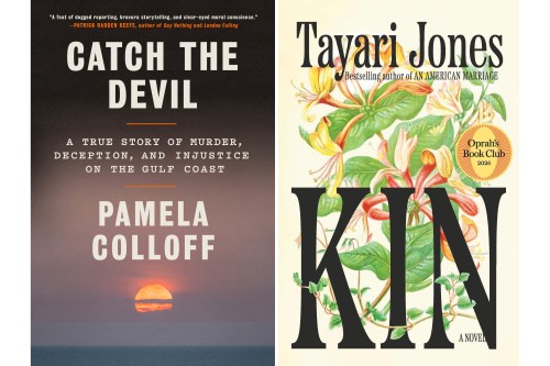 This combination of book cover images show 