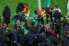 FILE - Players from both sides clash after a controversial penalty was awarded to Morocco late on during the Africa Cup of Nations final soccer match between Senegal and Morocco in Rabat, Morocco, Jan. 18, 2026. (AP Photo/Youssef Loulidi, File)