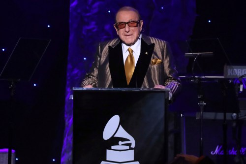 FILE - Clive Davis appears at the Pre-Grammy Gala And Salute To Industry Icons in Beverly Hills, Calif., on Jan. 25, 2020. (Photo by Willy Sanjuan/Invision/AP, File)