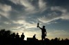 FILE - Justin Rose, of England, poses with the trophy after winning the U.S. Open golf tournament at Merion Golf Club, June 16, 2013, in Ardmore, Pa. (AP Photo/Charlie Riedel, File)