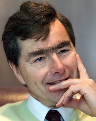 John Risley, former president of Clearwater Fine Foods, fields questions during an interview in his office in Bedford, N.S. on Monday, April 23, 2001. (CP PHOTO/Andrew Vaughan)
