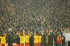 Lens players applaud to their fans after the French League One soccer match between Lens and Lyon, in Lens, France, Friday, Oct. 9, 2026. (AP Photo/Jean-Francois Badias)