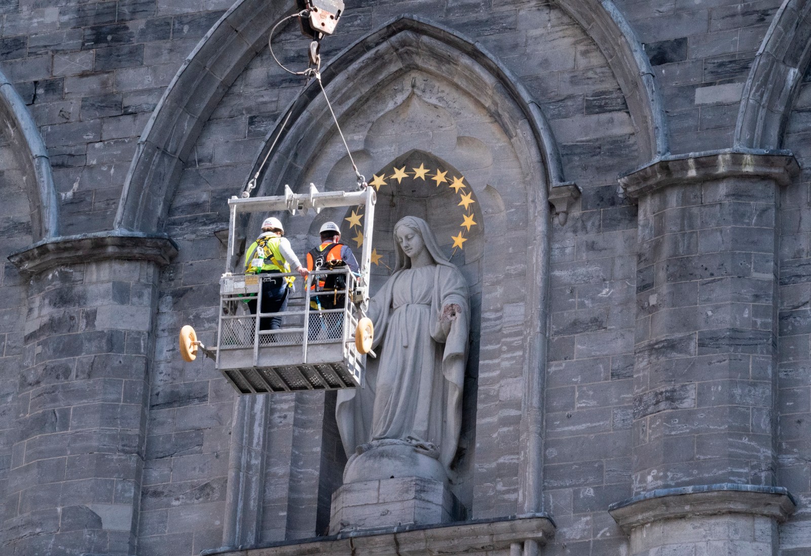 winnipegfreepress.com - Alexis Drapeau-Bordage, The Canadian Press - The scaffolding will be removed from the facade of Notre-Dame Basilica in Montreal