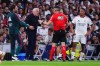 Real Madrid's head coach Jose Mourinho argues with a referee during the La Liga soccer match between Real Madrid and Villarreal in Madrid, Spain, Saturday, Oct. 10, 2026. (AP Photo/Manu Fernandez)