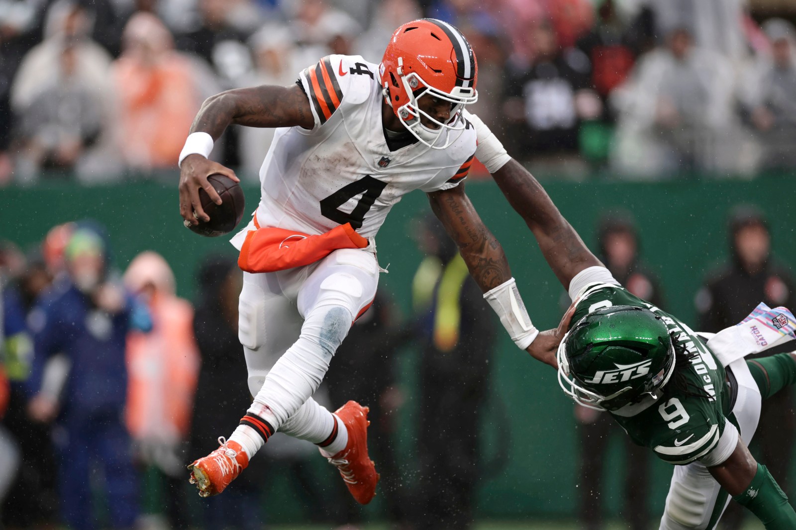 Browns offense falters as Jets win 17-12 in Week 5 showdown