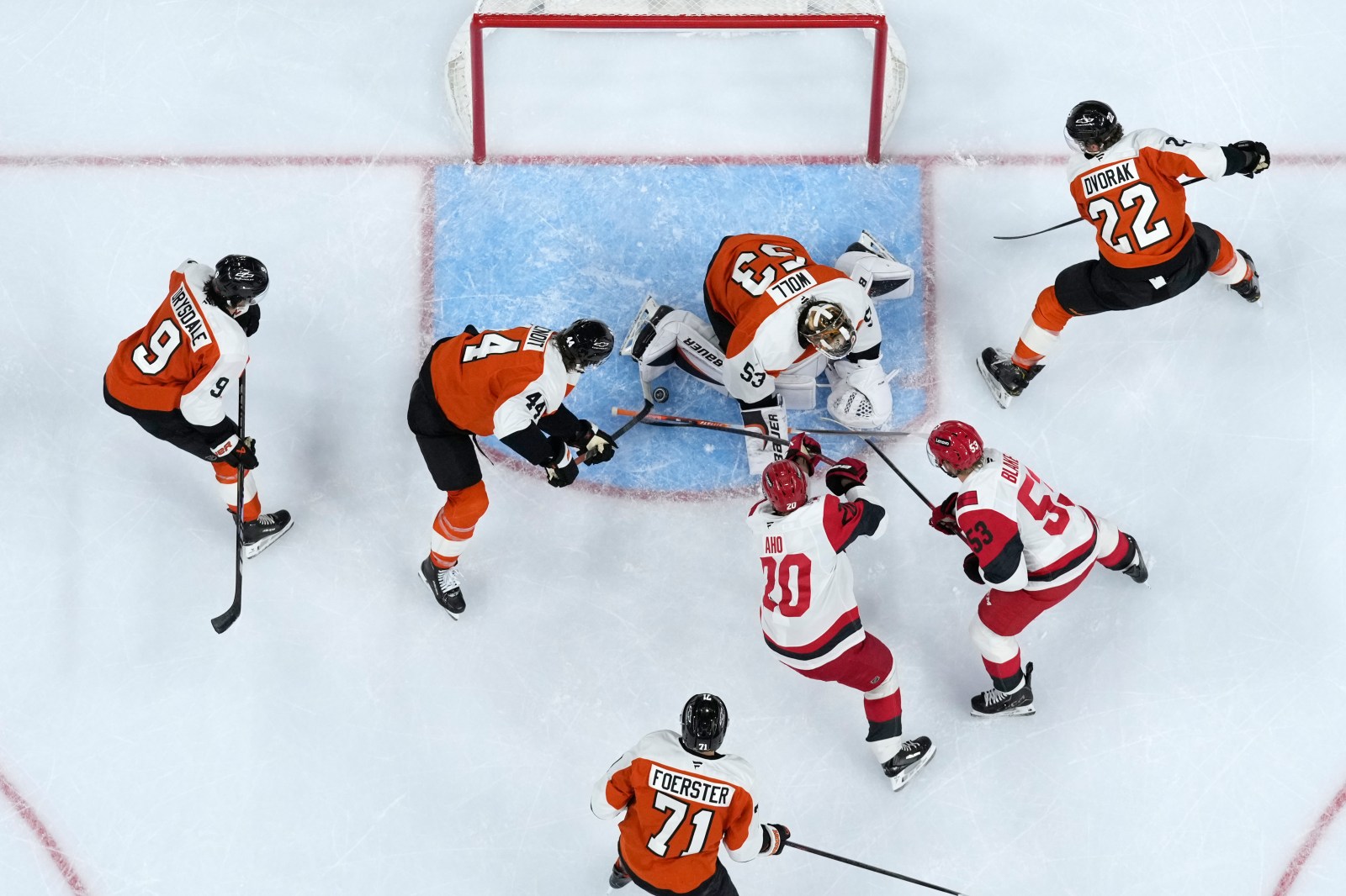 Carolina Hurricanes beat Flyers 4-1, extend Philadelphia's losing streak to franchise record seven
