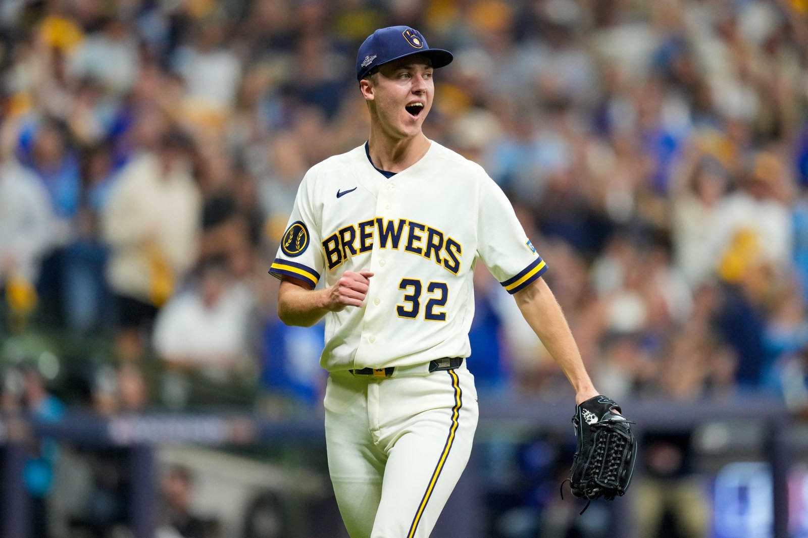 Brewers' Jacob Misiorowski struggles to five innings in NLCS opener