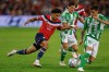 FILE - Lille's Tiago Santos, left, challenges for the ball with Betis' Fran Garcia, center, and Betis' Valentin Gomez during the Champions League opening phase soccer match between Lille and Real Betis in Lille, France, on Sept. 8, 2026. (AP Photo/Jean-Francois Badias, File)