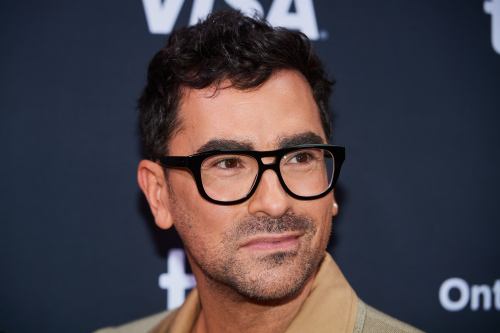 Producer and actor Dan Levy is photographed on the red carpet for the film 