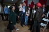 B.C. NDP Leader David Eby holds his daughters Gwen, 2, and Iva, 7, while standing with his wife Dr. Cailey Lynch after a provincial election campaign announcement, in Delta, B.C., on Monday, Oct. 12, 2026. THE CANADIAN PRESS/Darryl Dyck