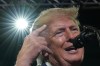 President Donald Trump speaks at a campaign rally at the Covelli Centre, in Youngstown, Ohio, Monday, Oct. 12, 2026. (AP Photo/Jacquelyn Martin)