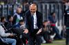 Juventus's coach Luciano Spalletti reacts during the Serie A soccer match between Cagliari and Juventus, in Cagliari, Italy, Sunday, Oct. 11, 2026. (Gianluca Zuddas/LaPresse via AP)