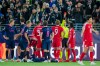 Referee Georgi Kabakov gives a red card to Bayern Munich's Michael Olise during the Champions League opening phase soccer match between Viking and Bayern Munich in Stavanger, Norway, Tuesday Oct. 13, 2026. (Carina Johansen/NTB via AP)