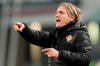 FILE - Cremonese's head coach Davide Nicola directs his team before the Serie A soccer match between Juventus and Cremonese in Turin, Italy, Jan. 12, 2026. (Fabio Ferrari/LaPresse via AP, File)