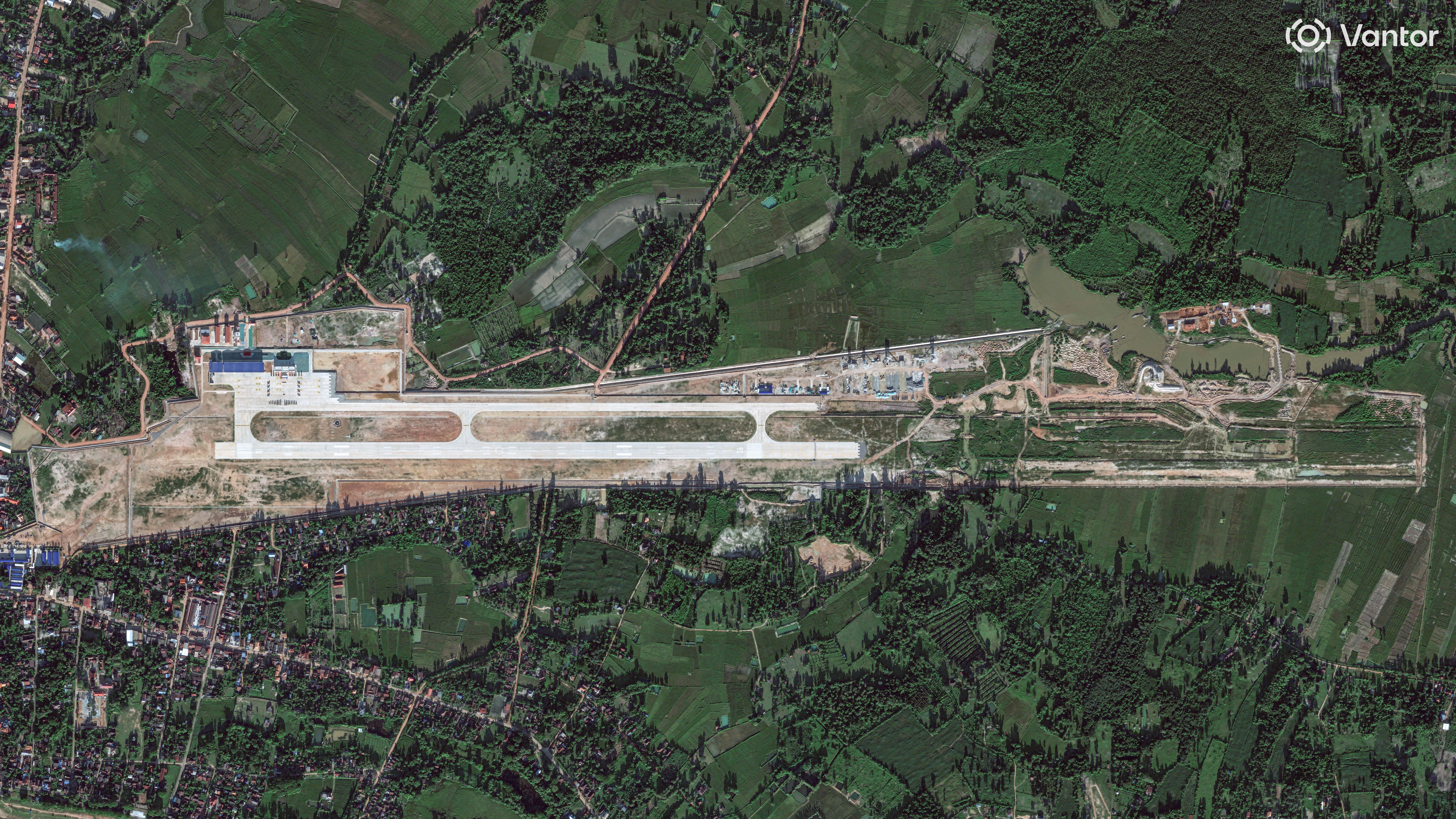 China opens a joint airfield in Laos with construction ongoing and eyes on its military role