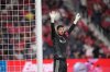 St. Louis City goalkeeper Roman Bürki prepares for a corner kick during the first half of an MLS soccer match against the Vancouver Whitecaps Wednesday, Oct. 14, 2026, in St. Louis. (AP Photo/Jeff Roberson)