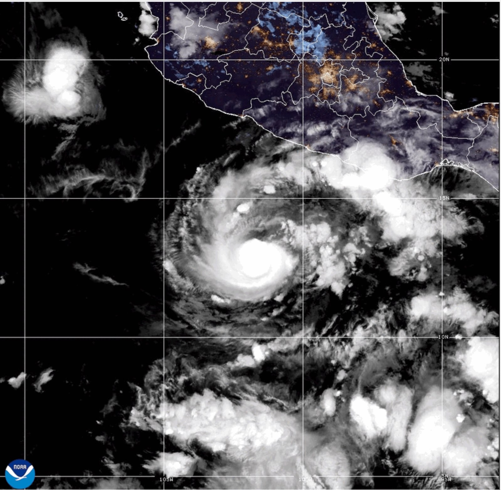 Hurricane Trudy approaches Mexico's Pacific coast as Typhoon Champi looms over Guam