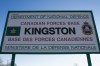 A sign for Canadian Forces Base in Kingston, Ont., is shown on Monday Nov. 23, 2015. THE CANADIAN PRESS/Lars Hagberg