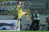 Frosinone's Antonio Raimondo celebrates after scoring during the Serie A soccer match between Frosinone and Sassuolo, Friday, Oct. 16, 2026 in Frosinone, Italy. (Alfredo Falcone/LaPresse via AP)
