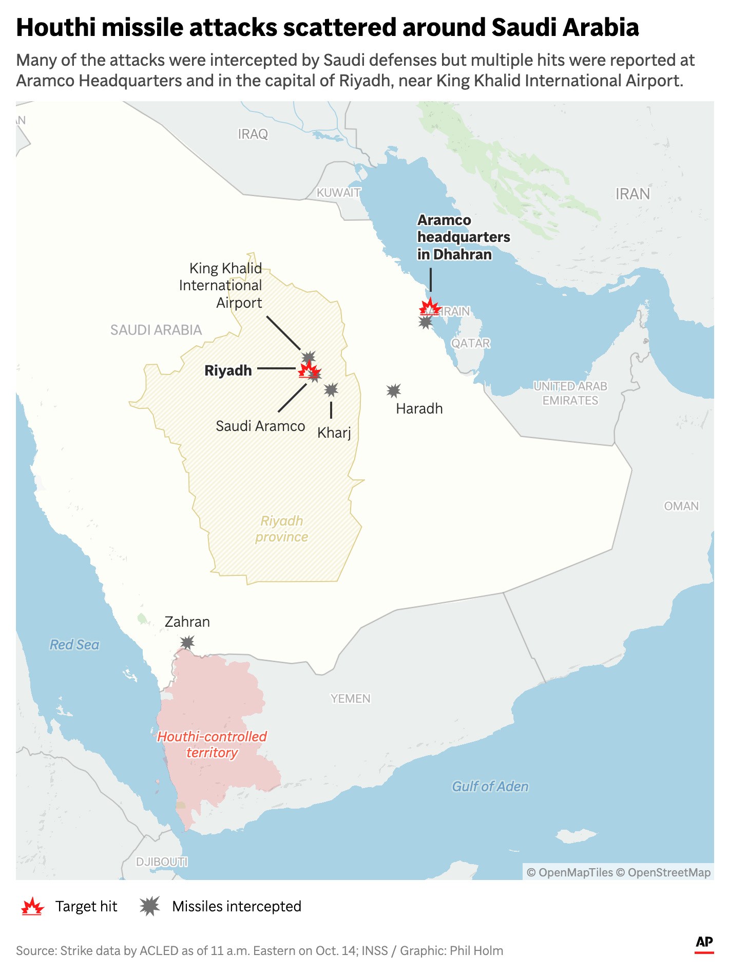 Houthis repeatedly strike Riyadh's King Khalid International Airport, prompting flight