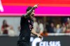 Inter Miami forward Lionel Messi reacts after a goal against Atlanta United during the first half of an MLS soccer match Saturday, Oct. 17, 2026, in Atlanta. (AP Photo/Vasha Hunt)