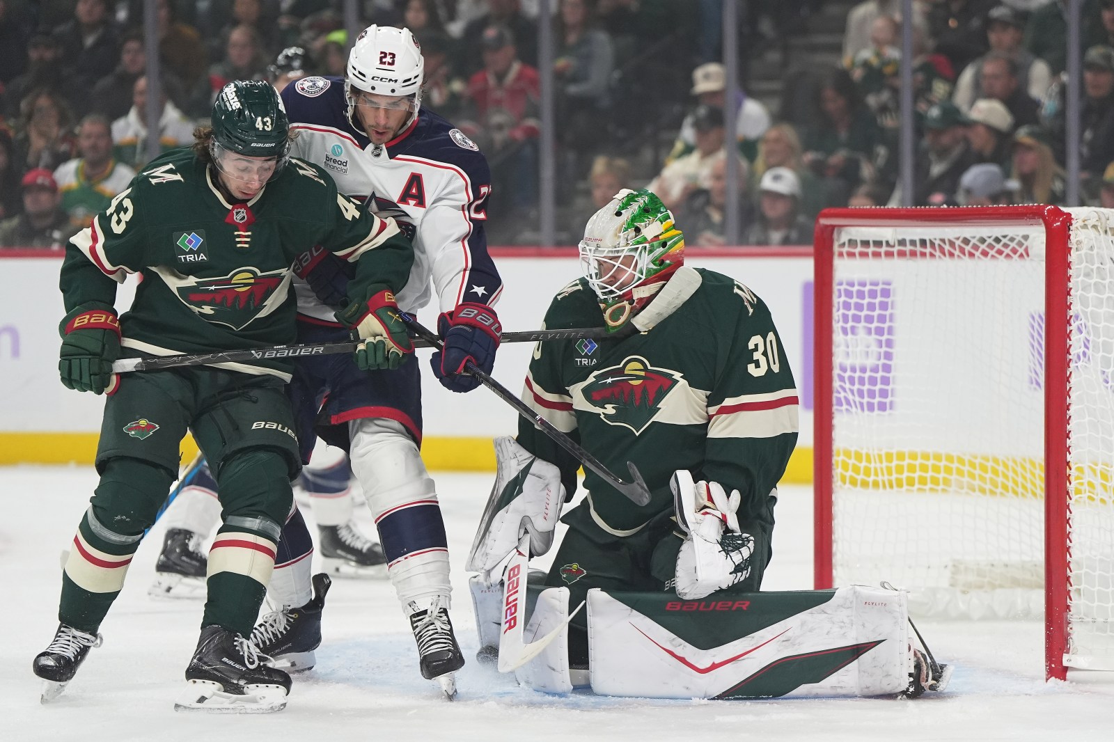 Kaprizov’s 10th goal lifts Wild past Blue Jackets 2‑1