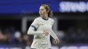 FILE - Seattle Reign midfielder Maddie Mercado follows the action as she runs during an NWSL soccer match against NJ/NY Gotham FC in Seattle, March 15, 2025. (AP Photo/John Froschauer, File)